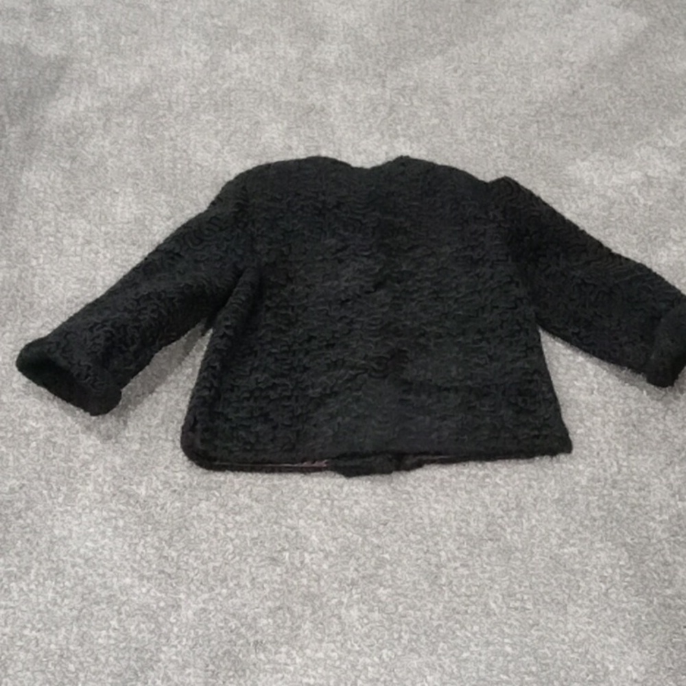 Vintage Astrakin Made In France Styled By Lepshire Persian Curly Lambs Wool Coat - Picture 3 of 4